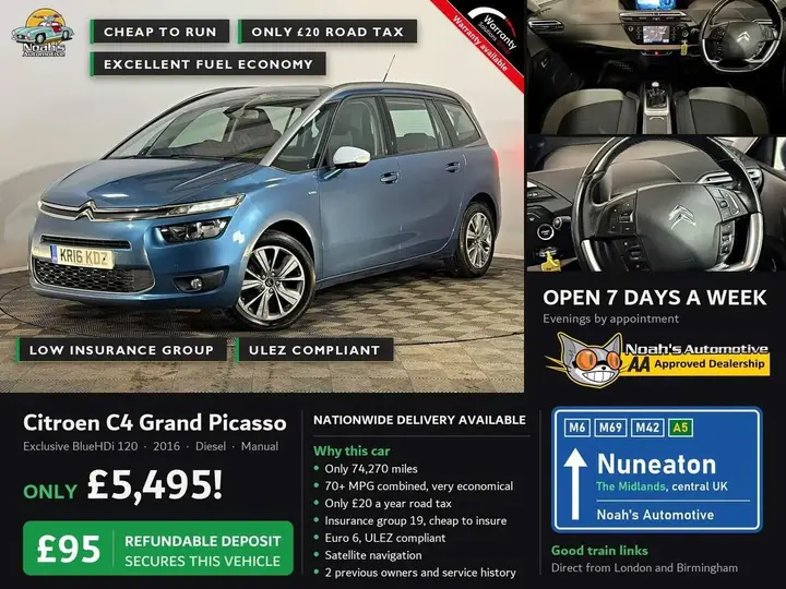 Citroen Grand C4 Picasso 2016 photo 2