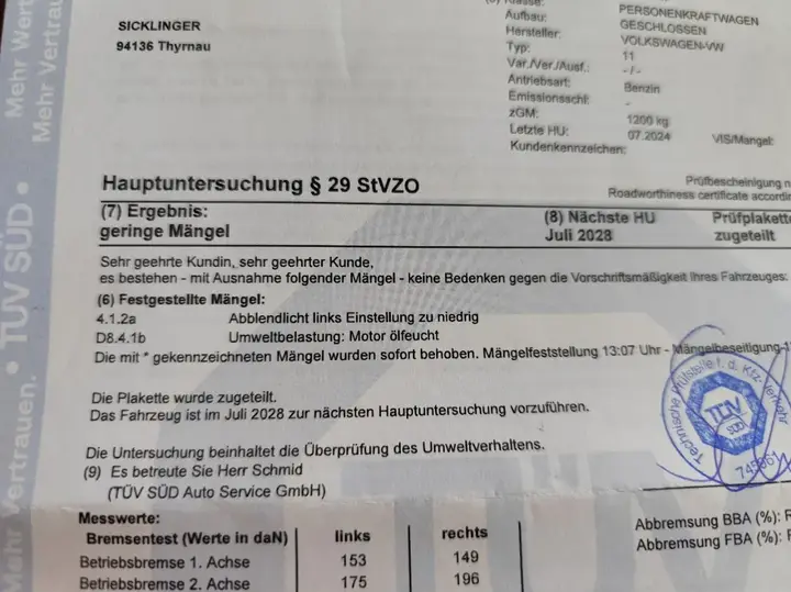 Volkswagen Käfer 1976 photo 3