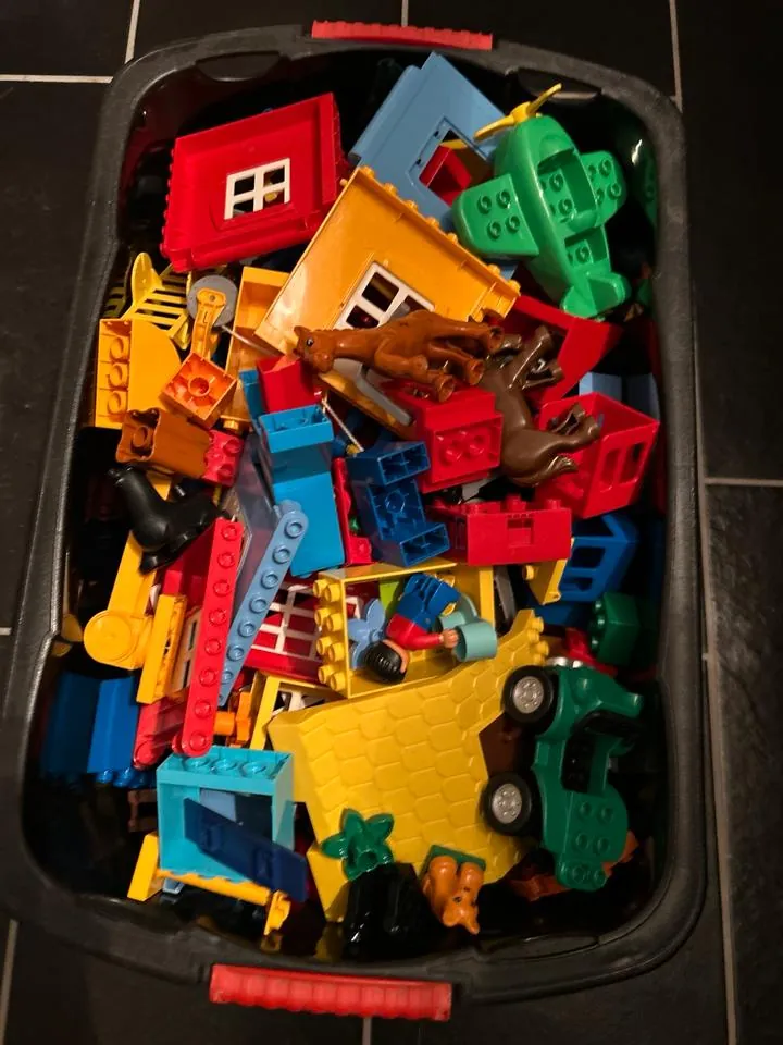 Lego Duplo Riesenkiste Autos Flugzeug Steine