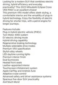 Mitsubishi Eclipse Cross 2022 photo 2