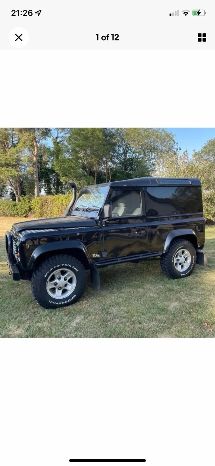 Land Rover Defender 90 2002 photo 2