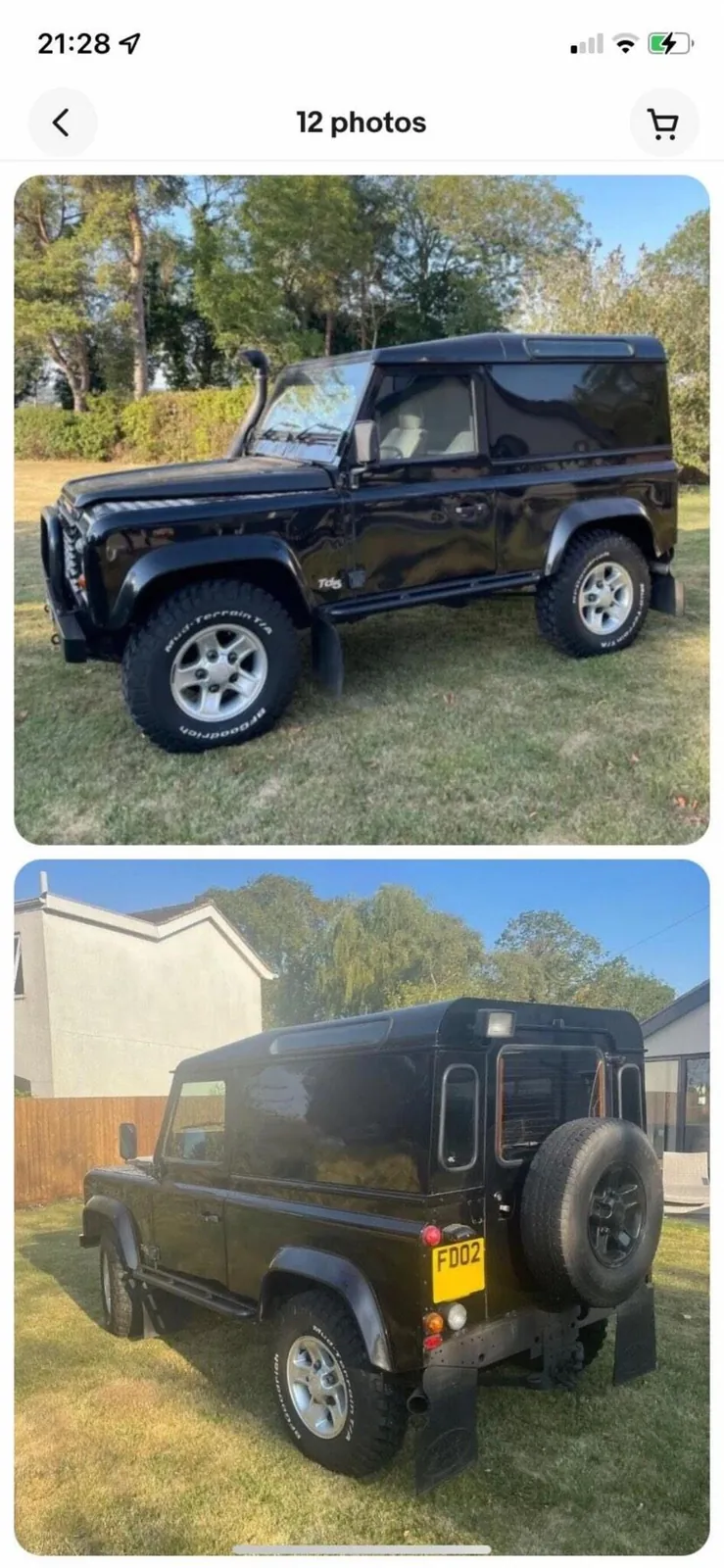 Land Rover Defender 90 2002 photo 3