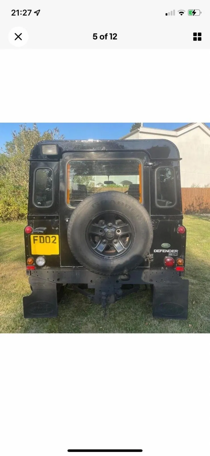 Land Rover Defender 90 2002 photo 5