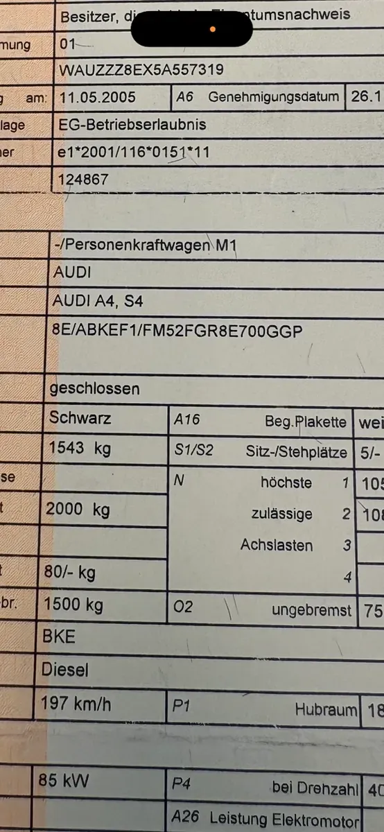 Audi A4 2005 photo 3