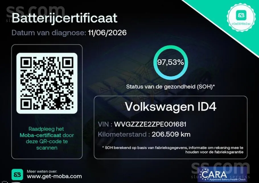 Volkswagen Id. 4 Pro Performance 2022 photo 2
