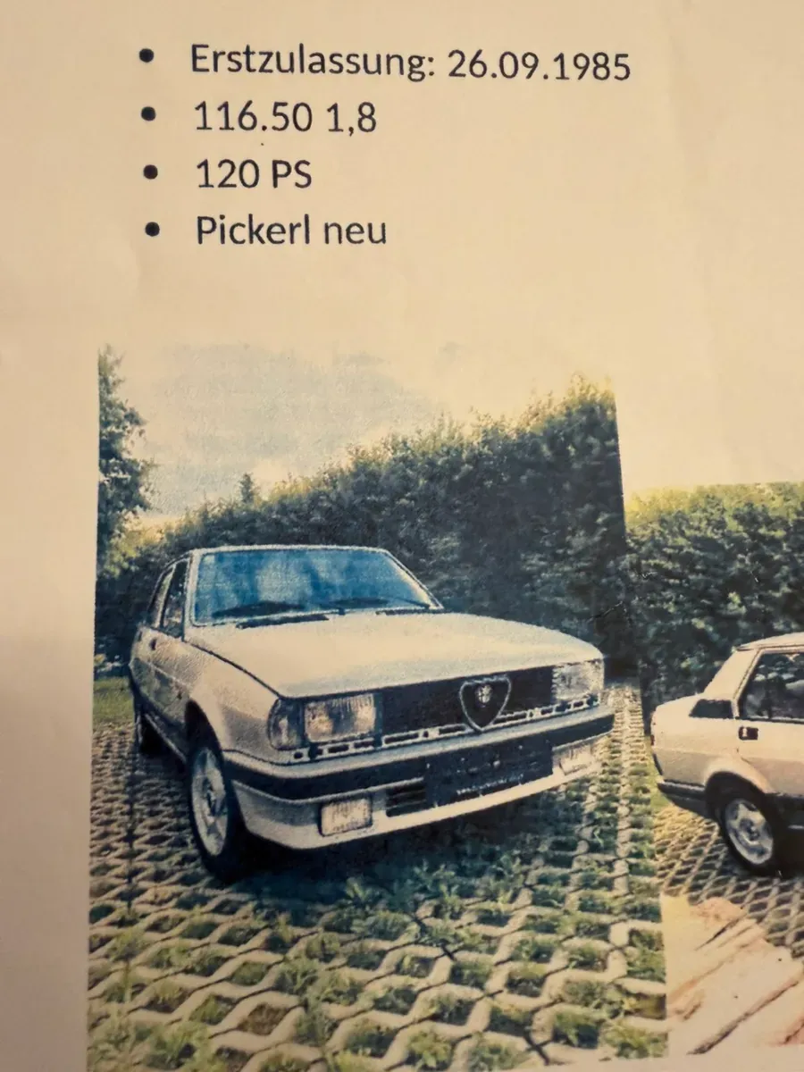 Alfa Romeo Giulietta 1985 photo 2
