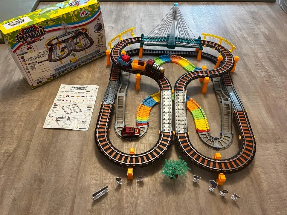 Mini Cartoon Rennbahn Set