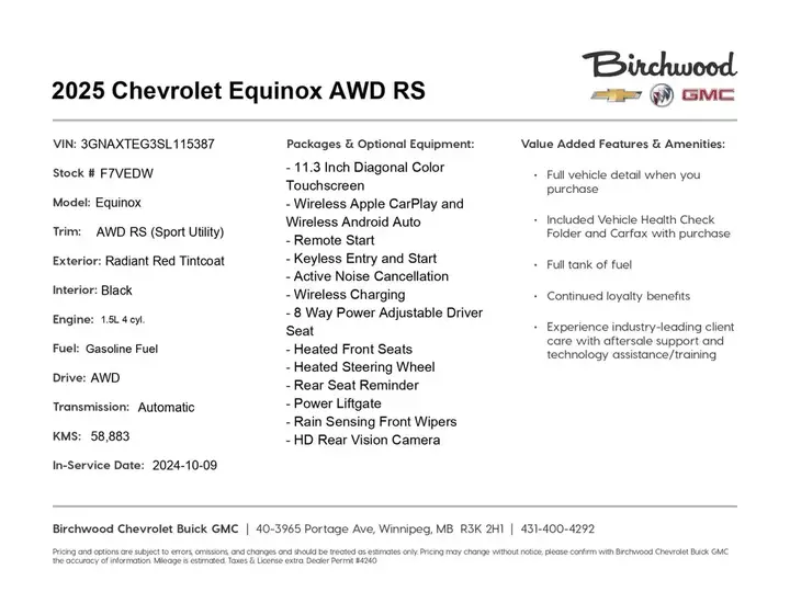 Chevrolet Equinox 2025 photo 2
