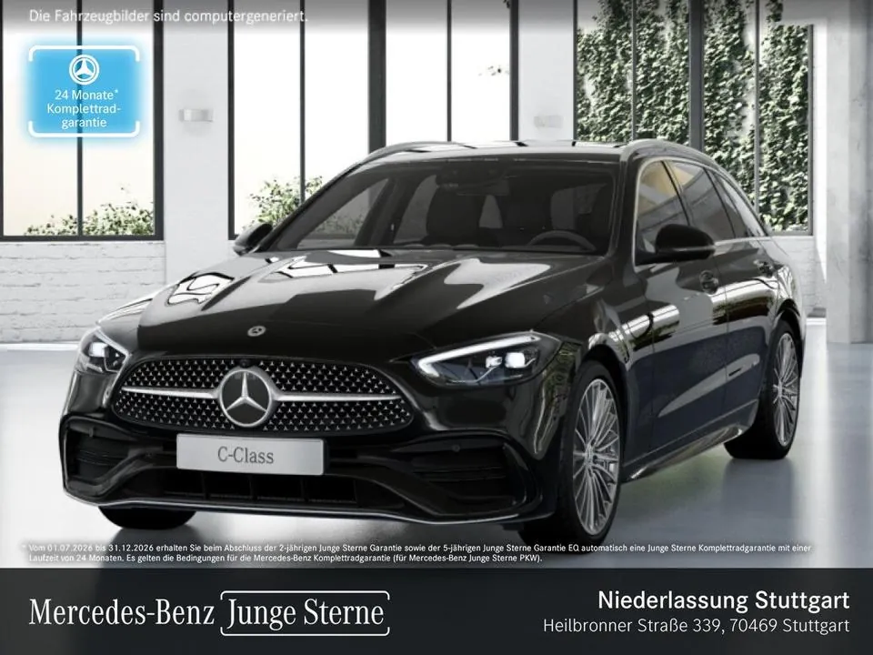 Mercedes-Benz C 300 D T Amg/Led/Ahk/Fahrass/360/Distr/Sound