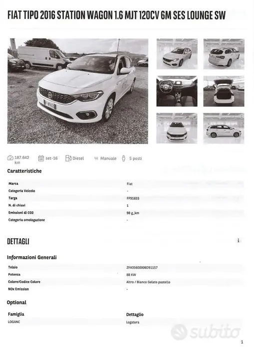 Fiat Tipo 2016 photo 2