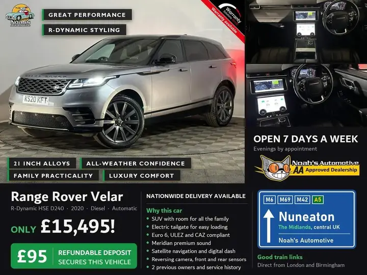 Land Rover Range Rover Velar 2020 photo 2