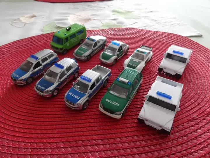Siku Konvolut Polizei Autos 1:55