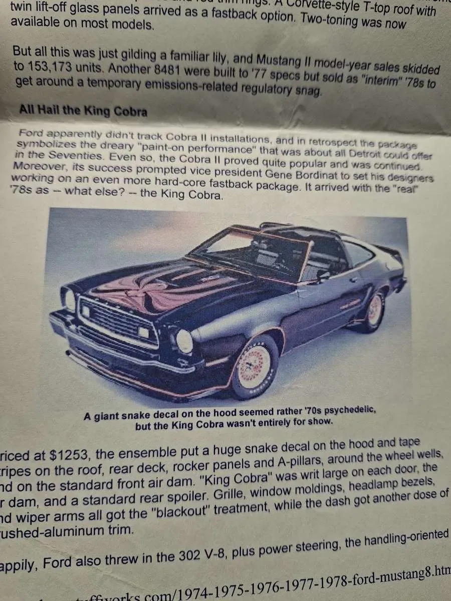 Ford Mustang 1978 photo 3