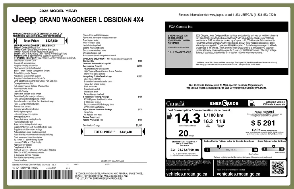 Jeep Grand Wagoneer 2025 photo 3