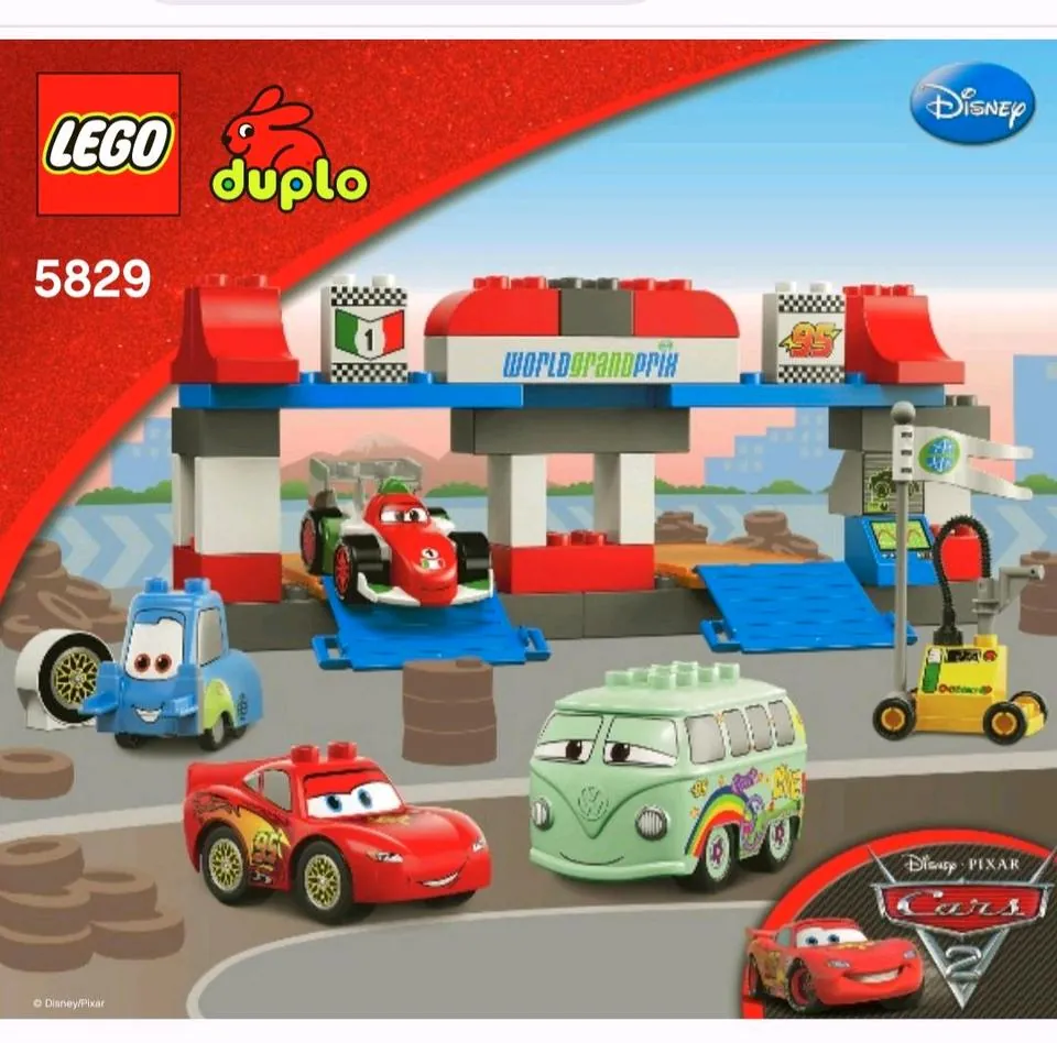 Lego Duplo Cars World Grand Prix Set Autos
