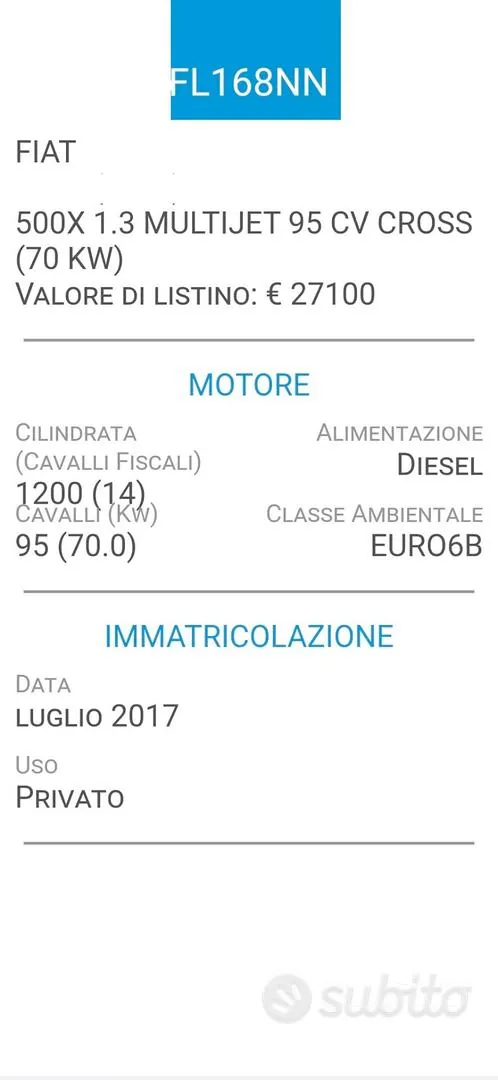 Fiat 500X 2017 photo 3