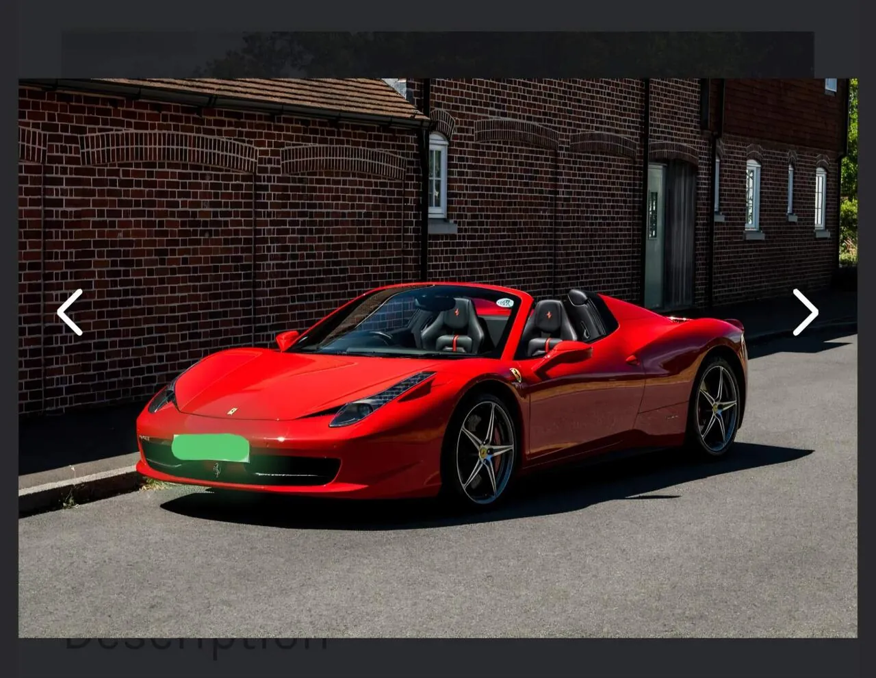 Ferrari 458 Spider