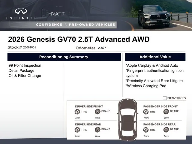 Genesis Gv70 2026 photo 2