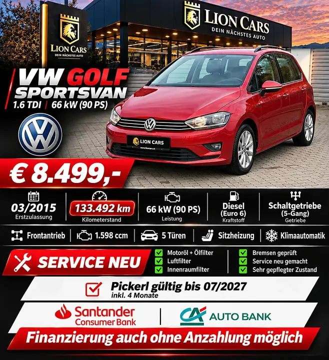 Volkswagen Golf Sportsvan