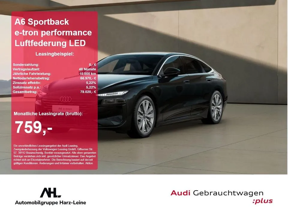Audi A6 Sportback E-Tron