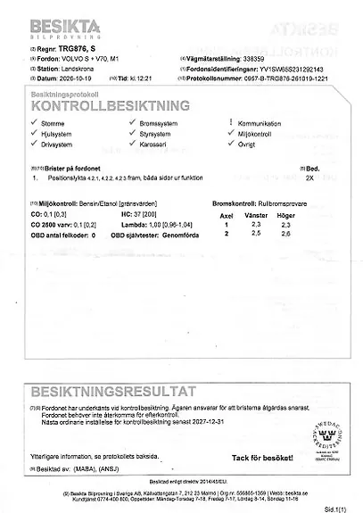 Volvo V70 2003 photo 5