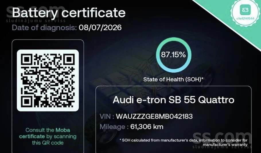 Audi E-Tron Sportback 55 S Line 2021 photo 5