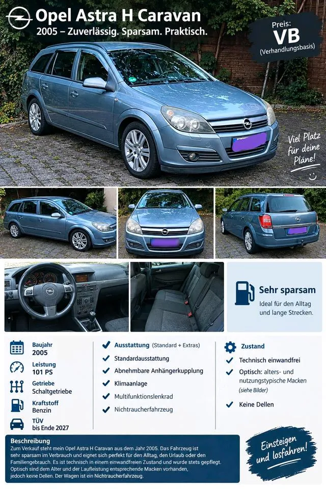 Opel Astra H Caravan